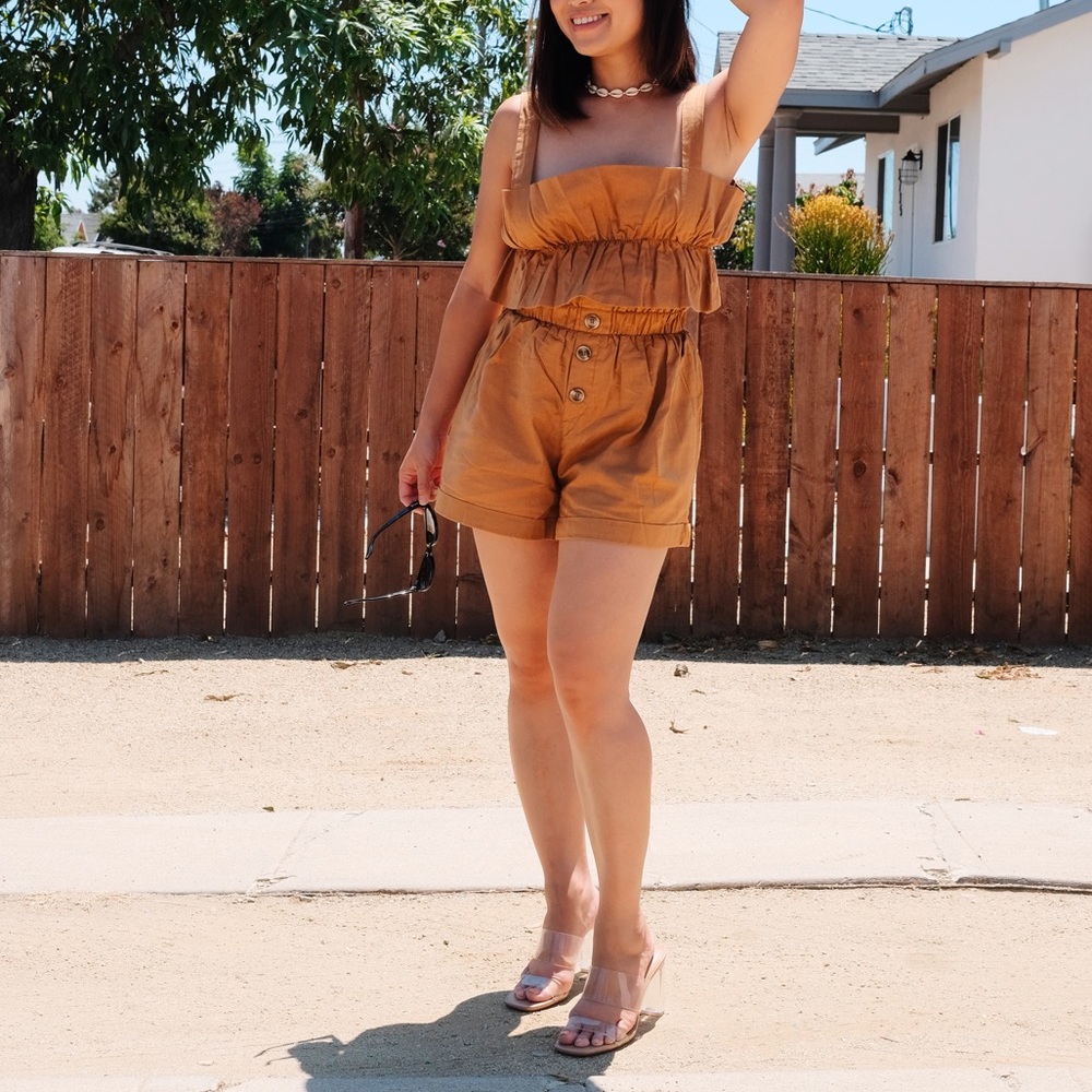 VICI DOLLS Linen Camel Set